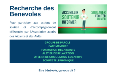 France Alzheimer recherche des bénévoles